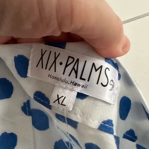 Xix Palms Women’s Extra Large White Blue Skirt New NWT Size XL