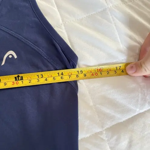 Head Womens Size XS Blue Tennis Golf Running Tank Top Racerback Yoga Workout