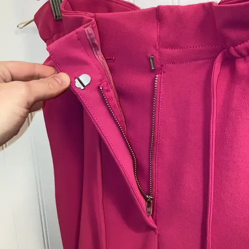 Wilfred Aritzia NWT draw string paper bag Alto pants sz M in fuchsia