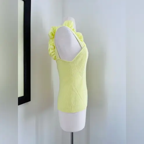 Anthropologie  Maeve Ruffle-Strap Sweater Tank Size Large New With Tags $88