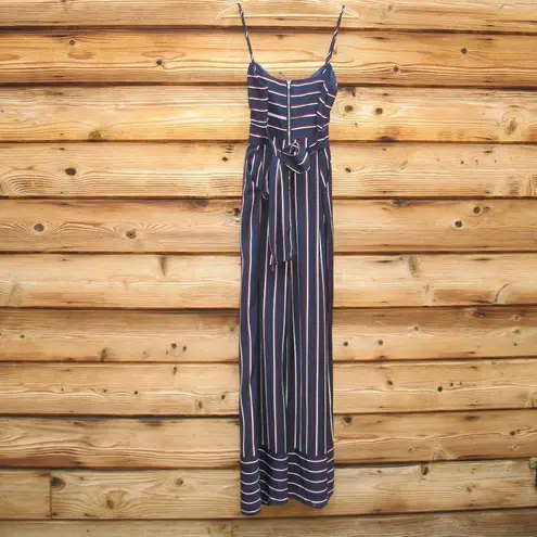 Bardot Revolve Striped Lulu Wide Leg Jumpsuit
