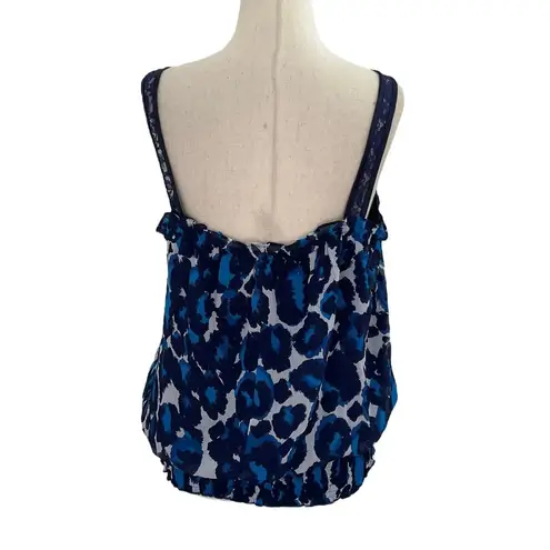 Jonathan Martin  Blue Lace Women' Sleeveless Top Size Large | 47-2