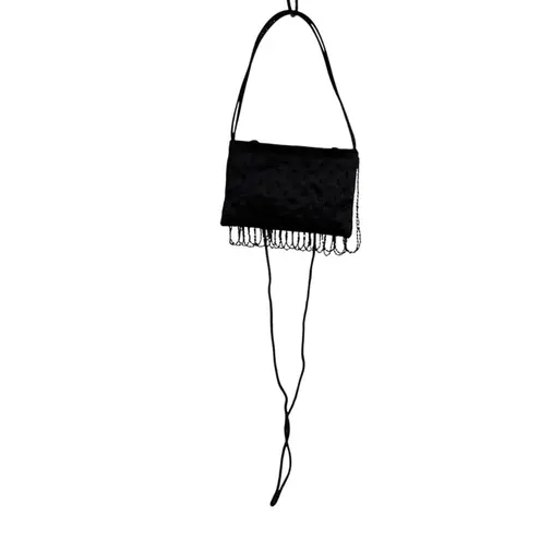 La Regale Small Beaded Purse Crossbody or Handbag Black Formal Prom Dance
