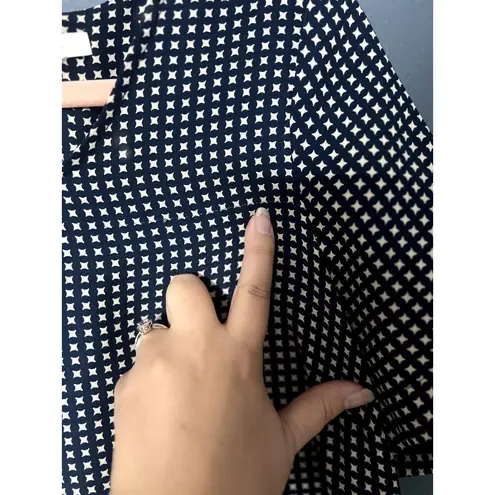 Pleione Shift Dress Size Medium Lagenlook Corp core Key hole back Block Pattern