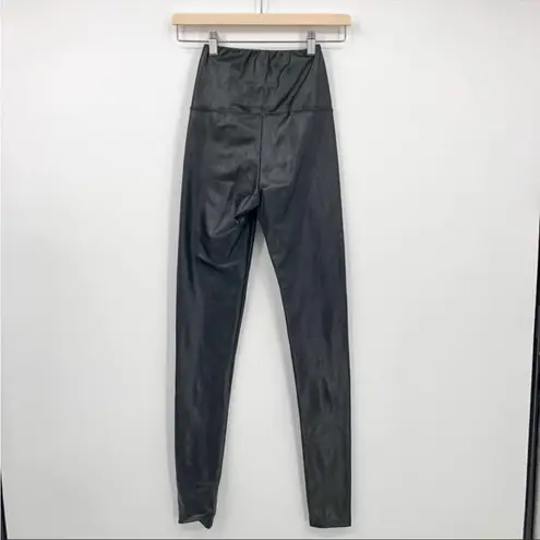 Wilfred Free Daria Pant High-Waisted Black Vegan Leather Leggings Extra Small