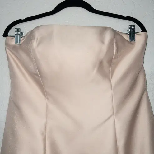 Alfred Sung NWT  Cameo Pink Strapless Trumpet Dress Size 12