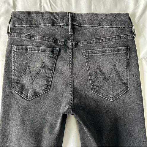 Mother Looker Ankle Fray jeans Night Hawk 27 Black