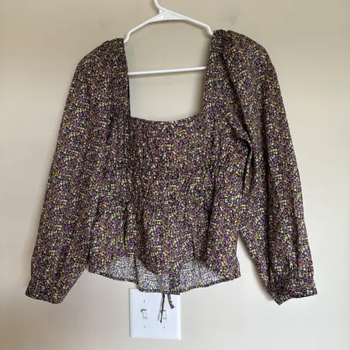 J.Crew  x Liberty London 12‎ Cinched Waist Squareneck Cot Top Busy Izzy NWOT thumbnail 9