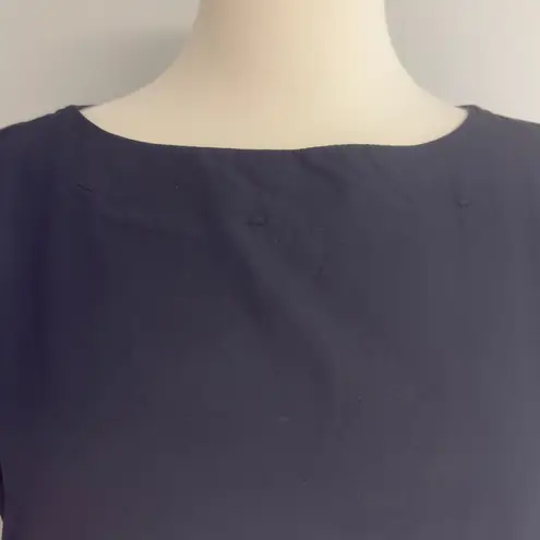 Boat Neckline Floaty Blouse NWOT Black