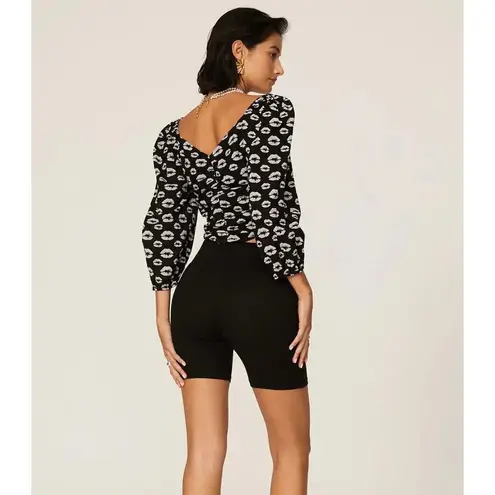 Hofmann Copenhagen Aruba Top Kiss Marks size 34 Black