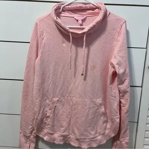 Lilly Pulitzer  Pink Cowl Neck Pullover