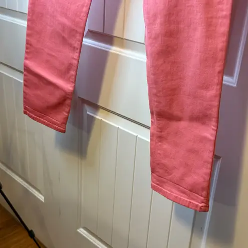 Mossimo Denim Mossimo Curvy Skinny Premium Denim Coral Pink Jeans Denim Sz 16 Fit 4 Bootcut #