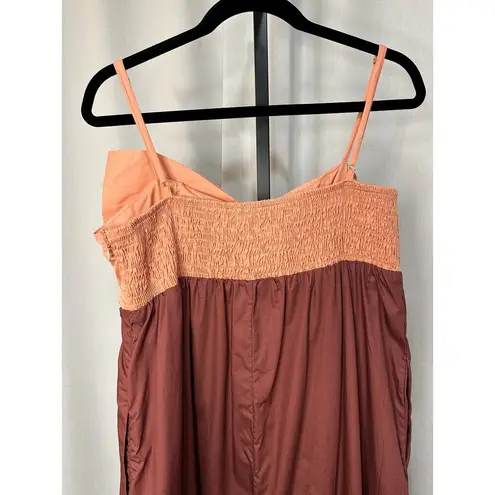 Hutch Olani Bow Flounce Hem Maxi Dress Size Large NWT Anthropologie Flirty