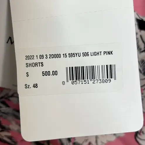 Moncler Silk Pink Surf Hawaiian Vacation Relaxed Shorts Size 48/XL