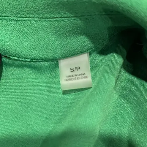 Tahari  green open blazer - small