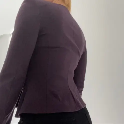 Armani Collezioni Armani Giorgio Jacket Armani Collezzioni Eggplang front twist blazer