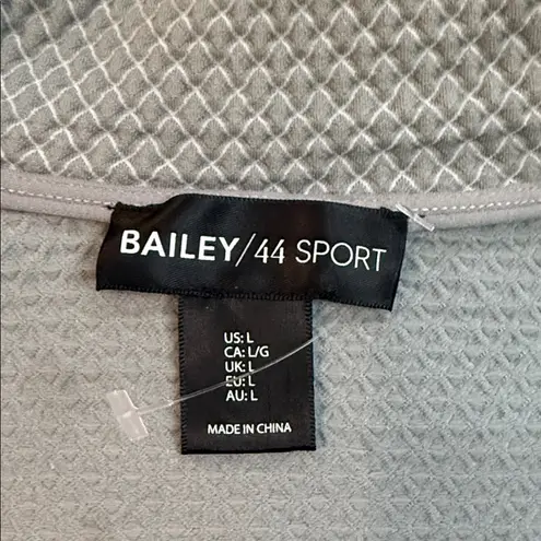 Bailey 44 Sport Textured Zip Jacket & High-Rise Leggings Set blue gray Size L