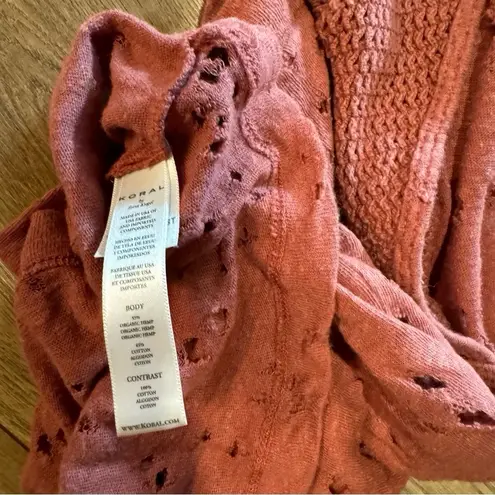 Koral Activewear Chord Open Back Top in Sandstone Size XS