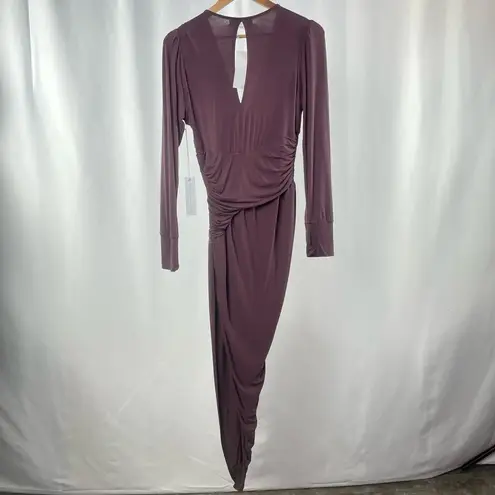 Young Fabulous and Broke NWT Young‎ Fabulous & Broke Genesis Asymmetric Jersey Dress in Purple Size Small