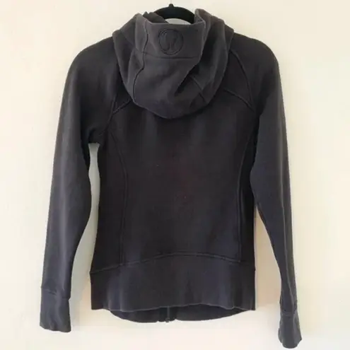 Lululemon Scuba Hoodie Light Cotton Fleece in Black Size 4