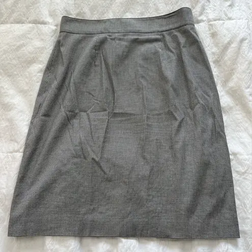 Brooks Brothers houndstooth Wrap Pencil Skirt Knee-Length