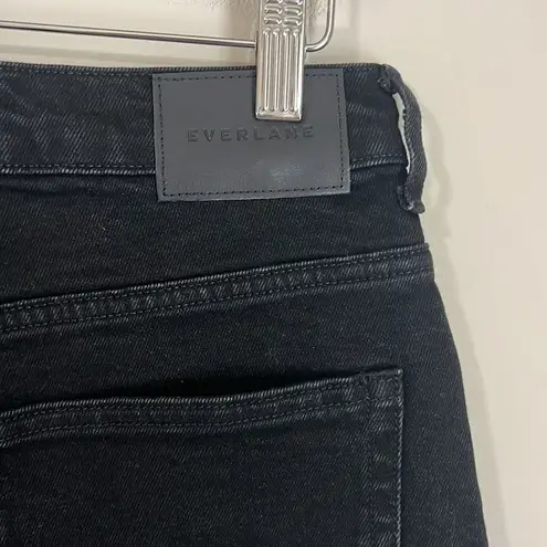 Everlane NWT  The Way High Crop Jeans Straight Raw Hem Size 28 Crop