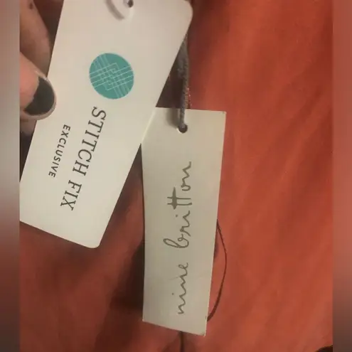 Nine Britton  stitch fix top it’s like a coral orange color size XXL NWT - Image 4