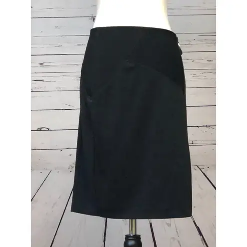 Joseph Ribkoff NWT Joseph Ribkoff Skirt size 6 Black Stretch Business Career 24281 Sexy Slit