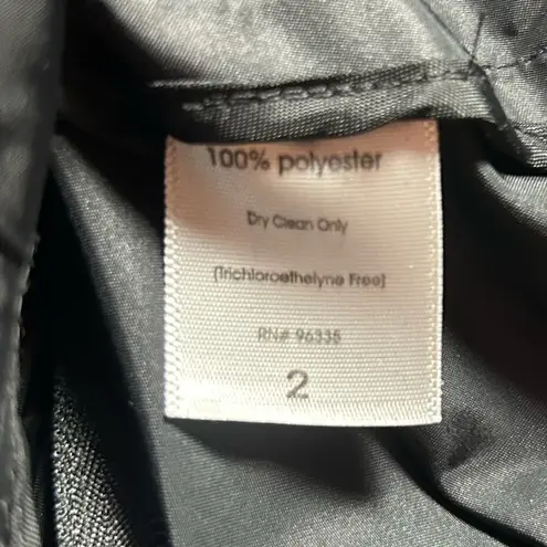 Susana Monaco Black Sleeveless Belted Mini Dress Size 2