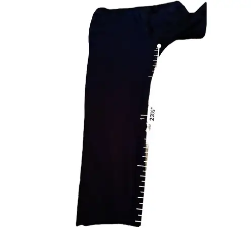 Frank & Eileen Murphy Billion Dollar Pants Cropped Trouser Legging in Black Sz S