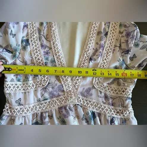 Taylor & Sage Floral Boho Babydoll Dress - Size M