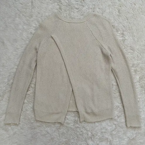 Madewell Sweater Province Cross-Back Pullover Cream S