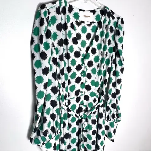 LA Doublej Super Smokin Hot Dress Black & Green Sz XL