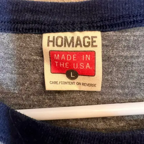 Women's Homage Cleveland Indians Baseball Vintage Raglan T