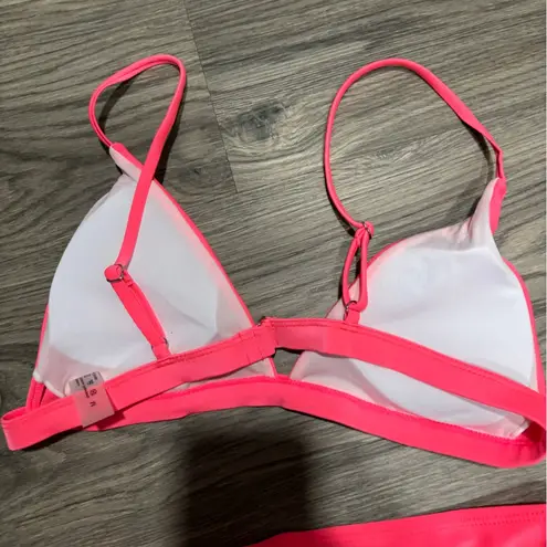 Hot Pink Triangle Bikini Set M NWT Size M