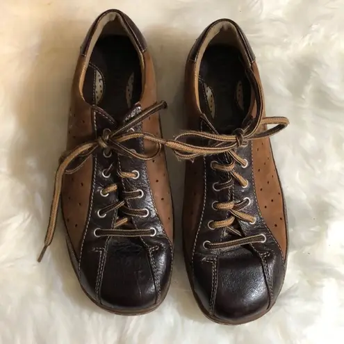 Born Hawkeye Brown Leather Lace Up Sneakers 7.5 Size undefined
