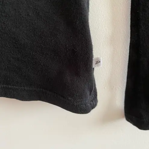 James Perse Black Long Sleeve Crewneck T-Shirt Size 2 (Medium) Minimalist
