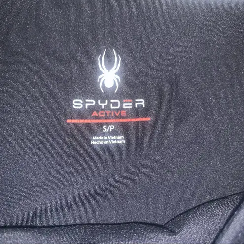 Spyder Active Black Leggings with pockets size small