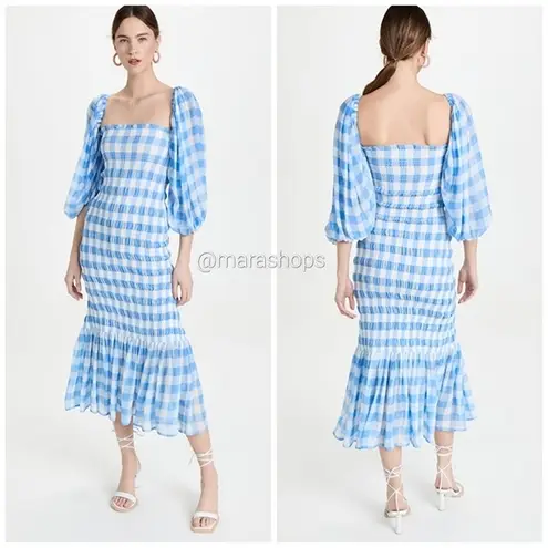 Sundress Pepita Gingham Smocked Dress Size undefined