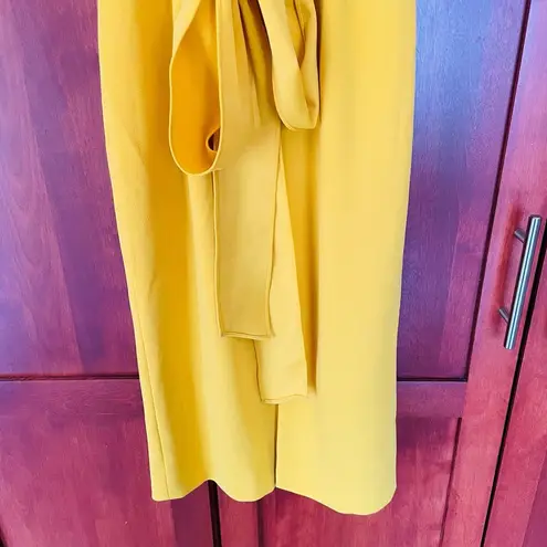 Dress the Population Veronique Midi Bodycon Canary Yellow Size Small