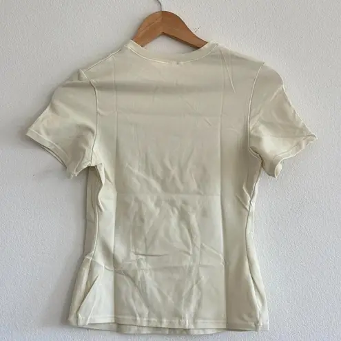 SKIMS Cotton Jersey T-Shirt in Bone, Size Medium