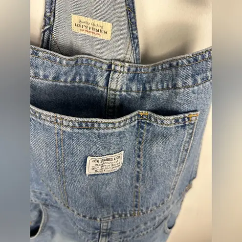 Levi's Levi’s Vintage Light Wash Denim Relaxed Shortalls Women’s Sz L thumbnail 6