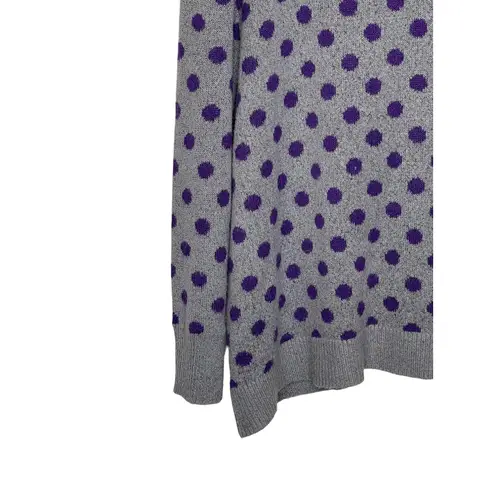 Lane Bryant  Women's Sweater Plus Size Pullover Polka dots Gray Purple Size 22/24