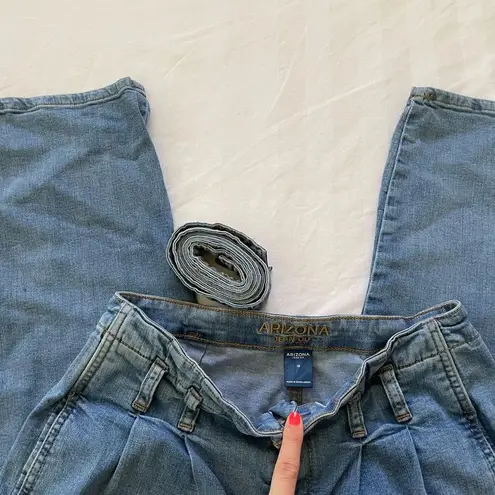 Arizona Jeans Arizona Jean Co High waisted jeans with tie belt