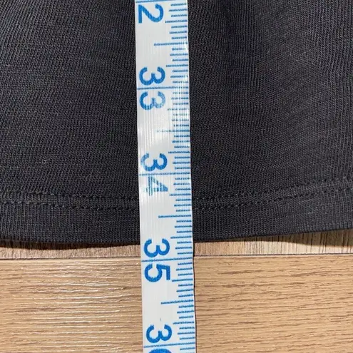 Nation Ltd Womens V-Neck Puff Sleeve Ruffled Hem Mini Dress Black Size XS NWT