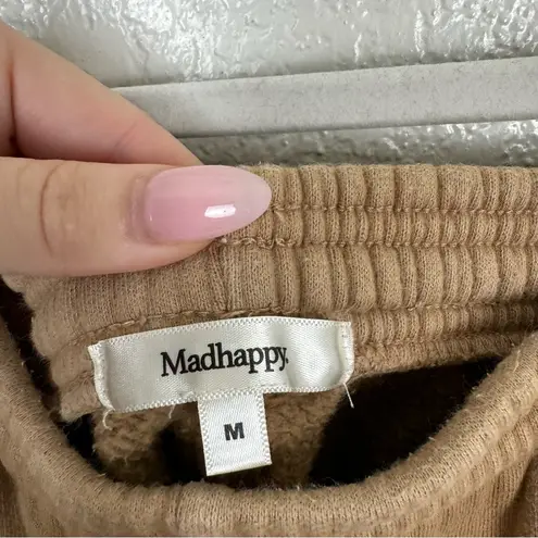 Madhappy  Earth Day Sweatpants Limited Edition Tan Brown 100% Cotton Size Medium