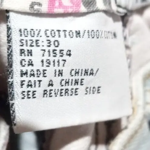 Vtg Get Used By Elie High Waisted Jeans-Size 30-Pastel-Streetwear-Hip Hop-1992