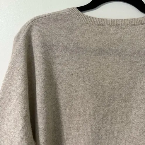 Minnie Rose Cashmere Boyfriend V Neck Tee Size XS/S