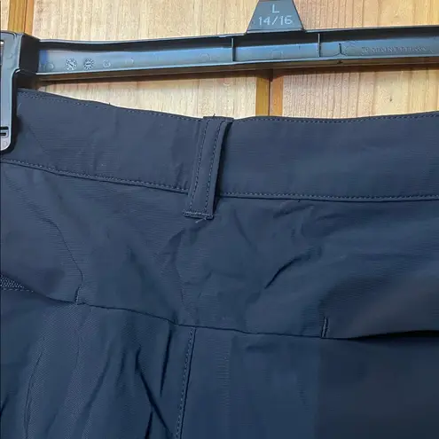 Women’s black bison ridge pants stretchy golf pants lounge pants comfy work pant Size L