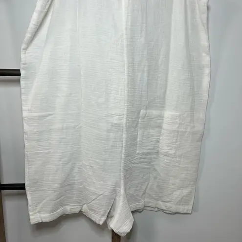 Faherty NWT Dream Cotton Gauze Jamesport Romper Size Large